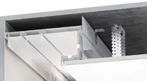 Ниша для штор из БК 100 с карнизом М 01 и теневым держателем ТД 1 FerGipps (м.п.)