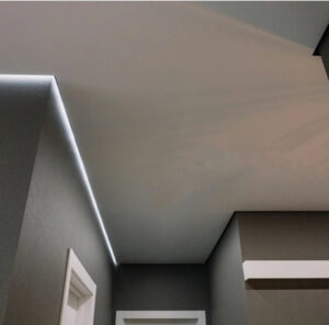 Парящий профиль БП 80 Белый муар